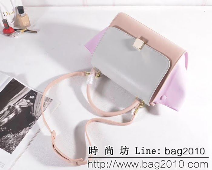 CELINE賽琳原單 經典拼色千秋包 可單肩斜挎 大小號7823 SL1917